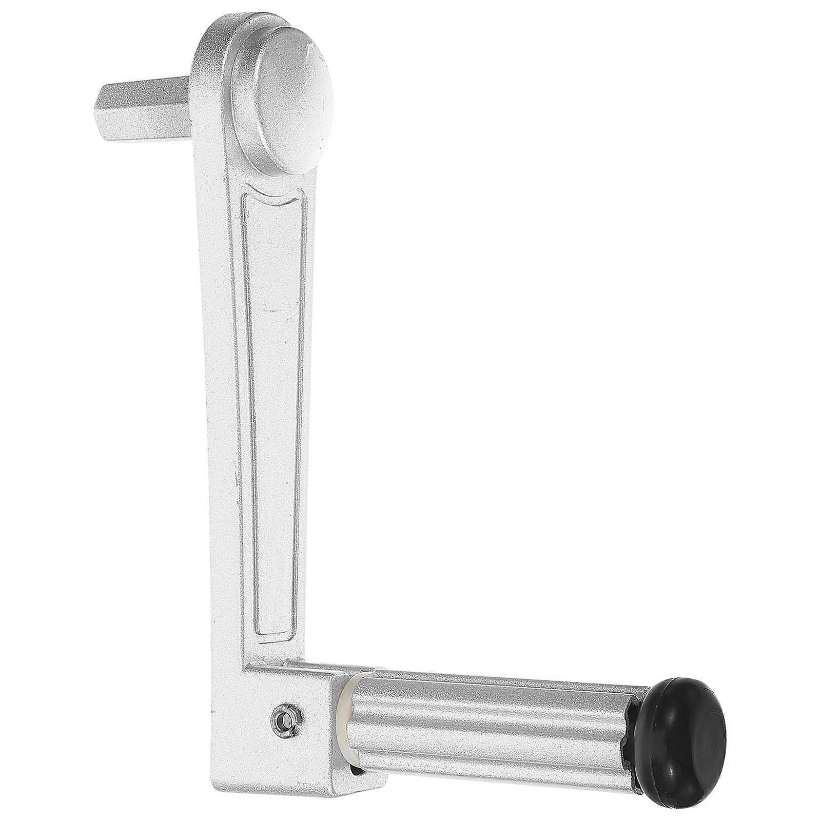 Masteelf 1 Set Clothes Rack Handheld Crank Metal Hangers for Laundry Drying