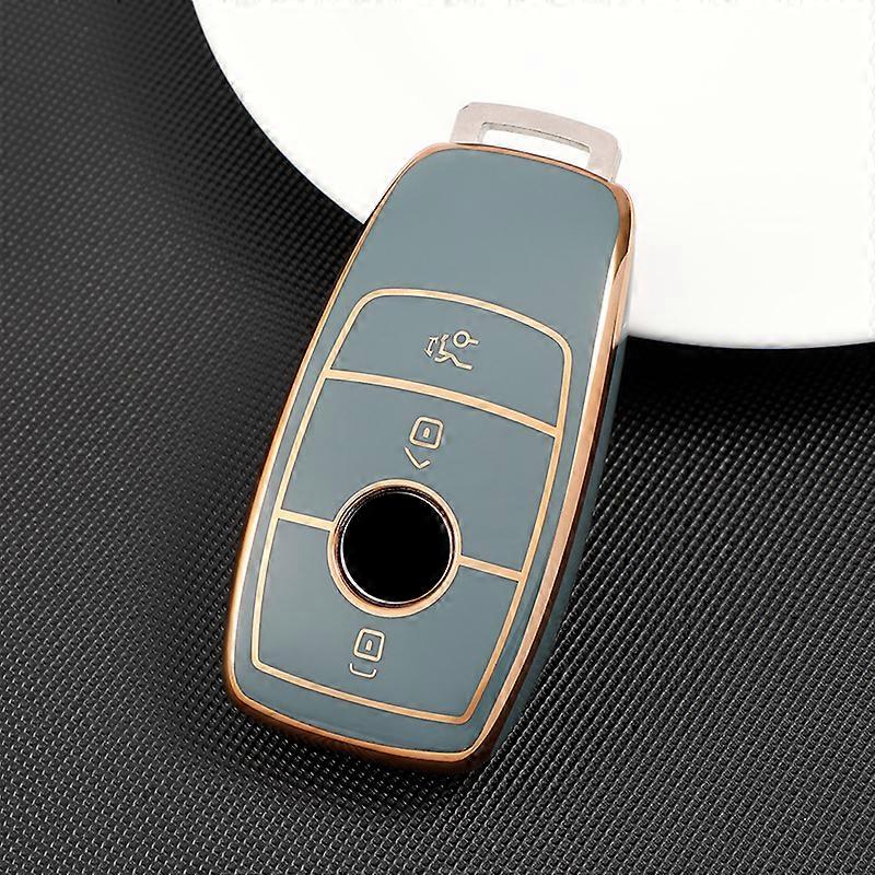 2 3 4 Buttons TPU Car Key Cover with Remote Control Case for Mercedes Benz ACESG Class GLC CLE CLA W177 W205 W213 W222 X167 AMG~04124