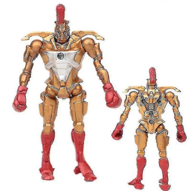 8pcs 13cm Movie Real Steel Zeus Atomic Midas Adam Invader Robot Noisy Boy Action Figure Figure Toy Gift Z