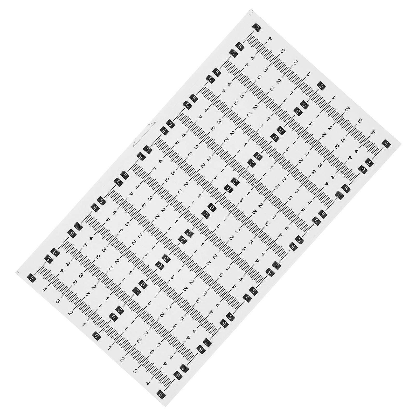 Sticky Ruler Adhesive Ruler Stickers for Measuring Tool 21Pcs Set