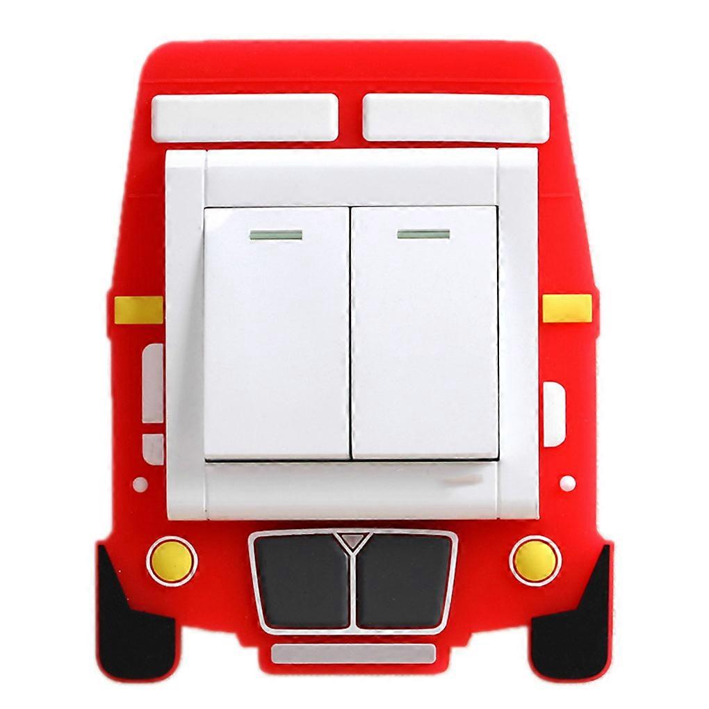 Washable Light Switch Paste Cartoon Silicone Socket Protective Cover Wall Switch Panel Decor