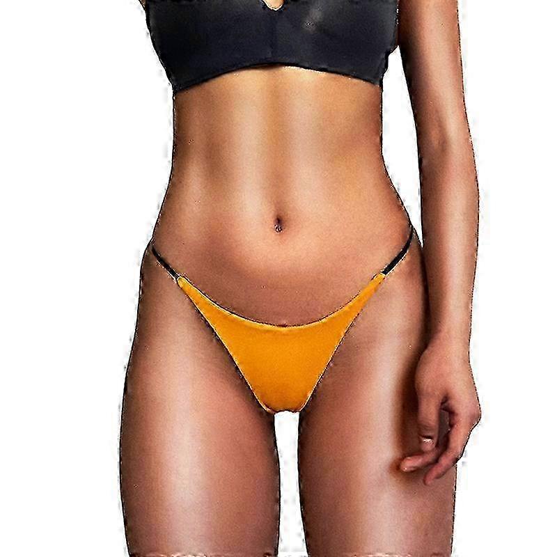 Low Rise Hipster Women's Cotton G-String Thongs with Stretch T-back and Sexy Design Size S-3XL