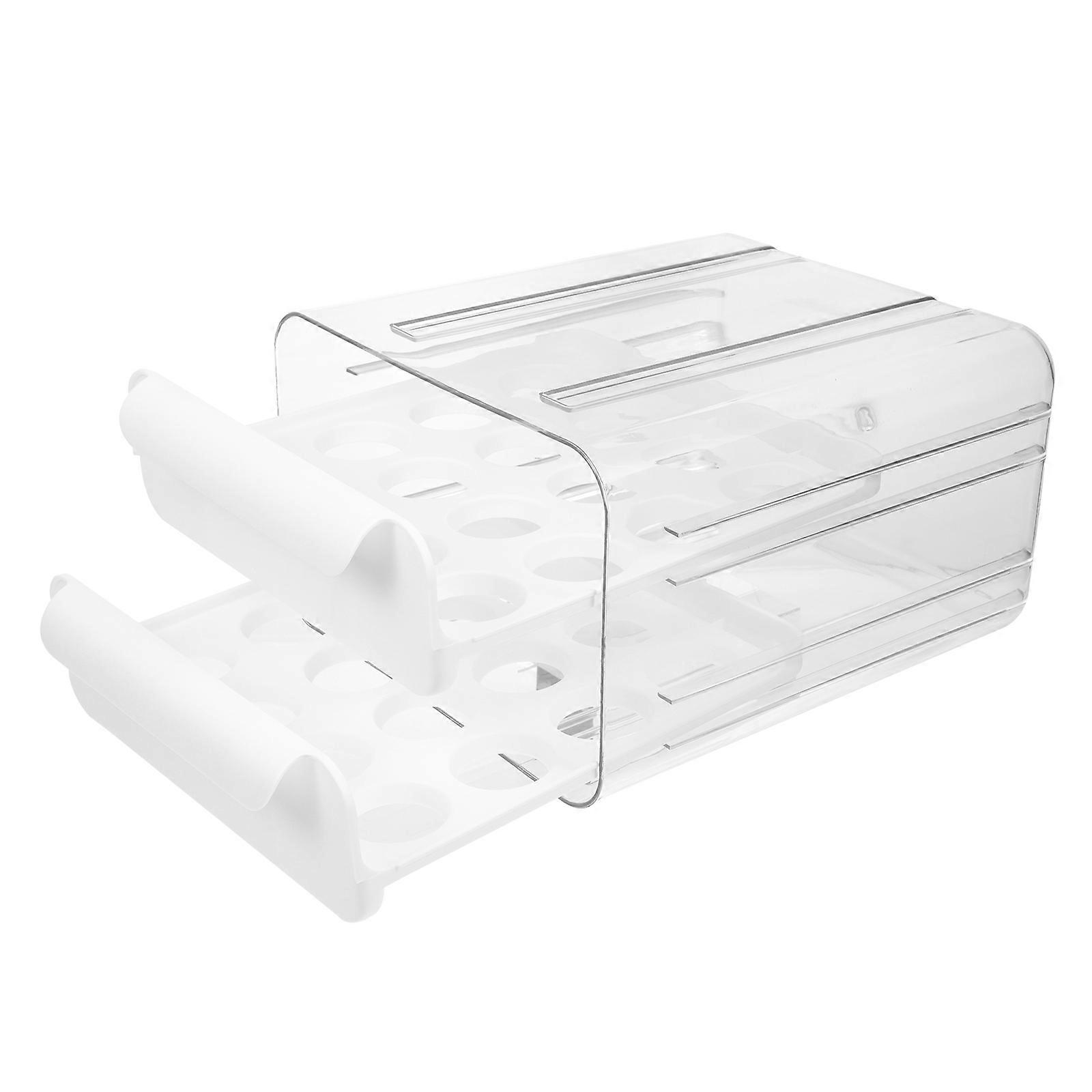 White Refrigerator Food Storage Box for Storage Use 1Pcs