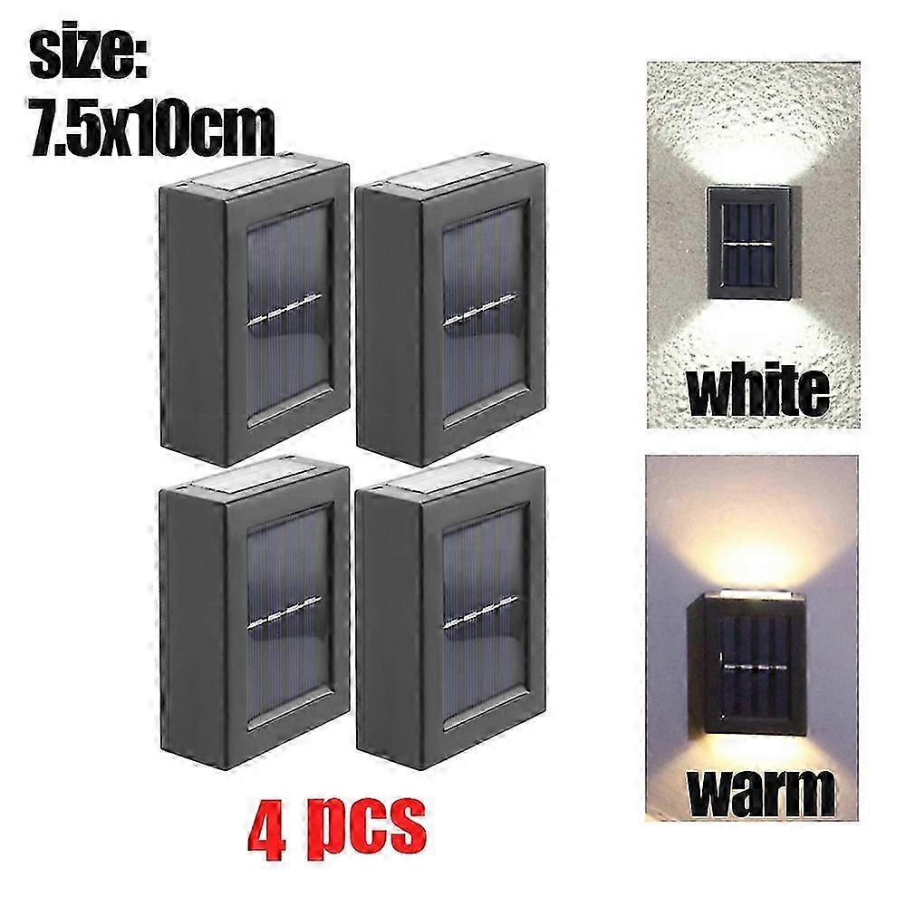Smart Solar LED Outdoor Light Waterproof Garden Decor Lamps for Balcony yard Street Wall Light Outdoor Solar Lamp