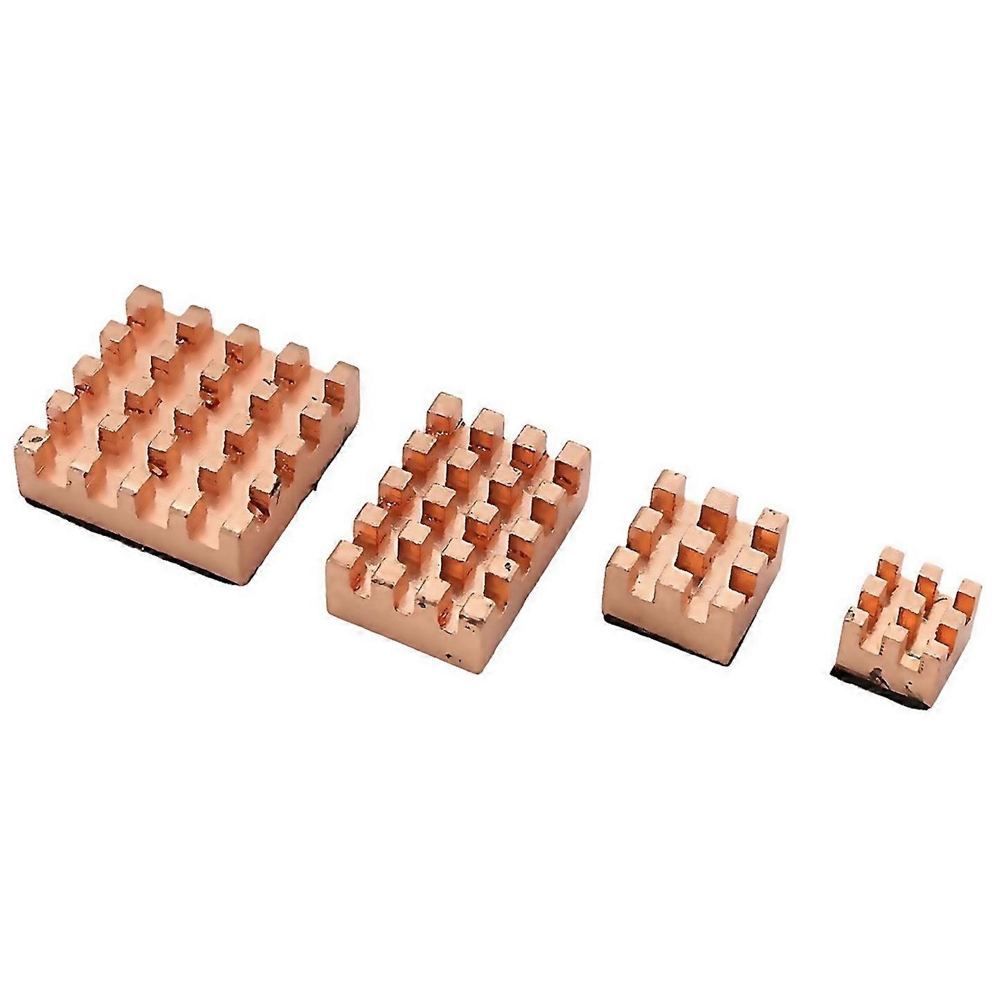 For 4 Pieces Cooling Copper Heatsink For Raspberry Pi 4b 1g 2g 4g Cooling Heatsinks Coolerpure Coper