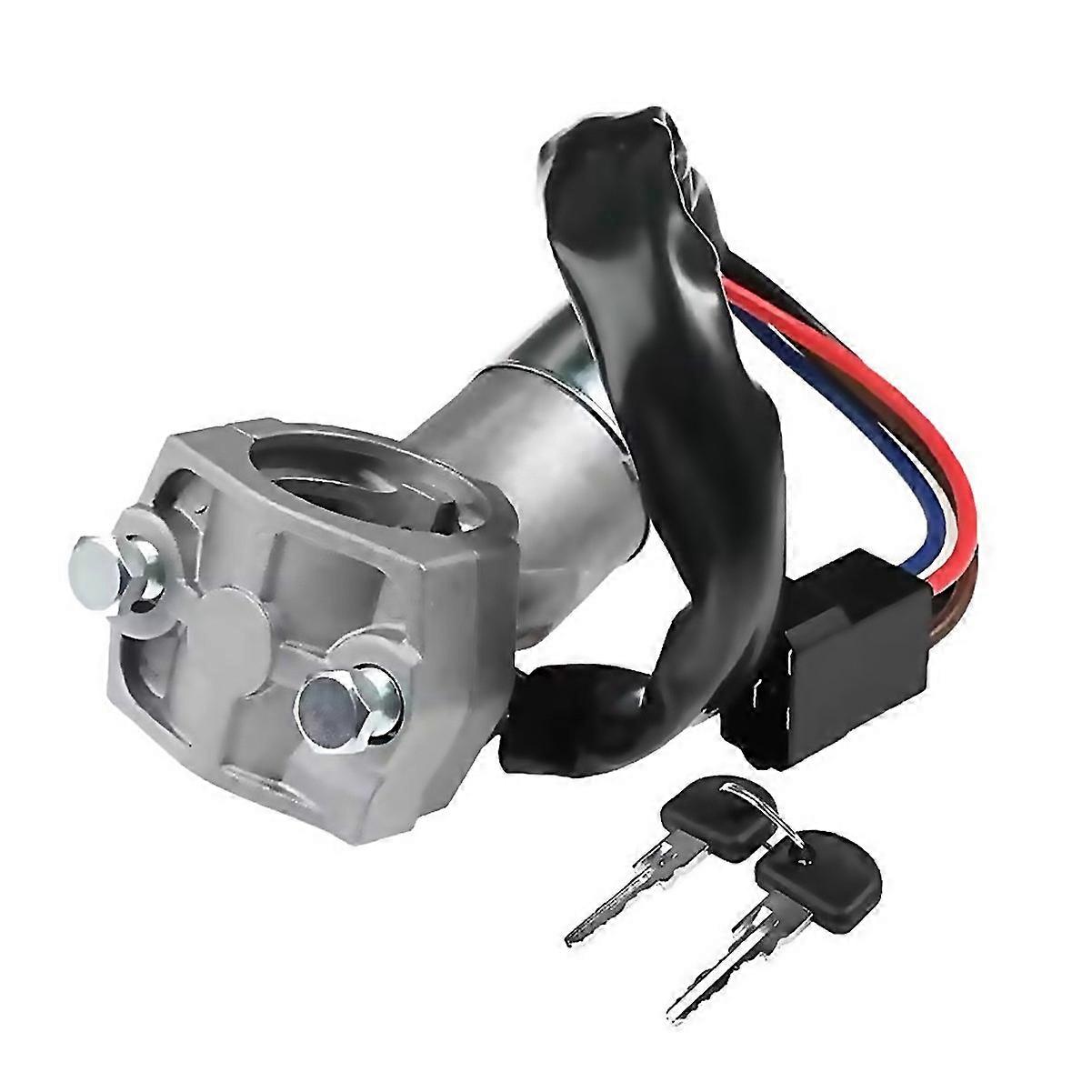 For New Ignition Lock Barrel Switch With 2 Keys 4479518 For Fiat Panda