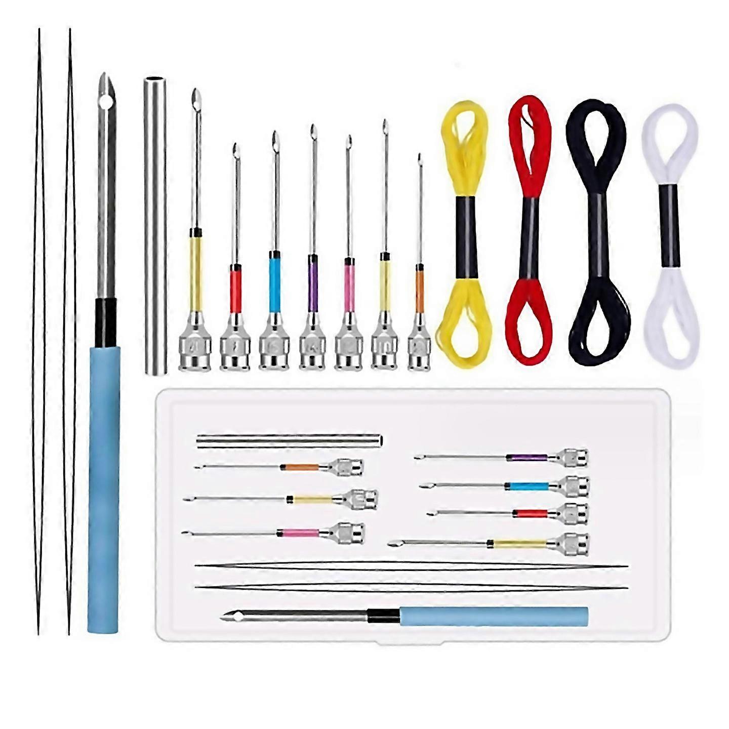 For Embroidery Punch Needle Set 8pcs Stitching Punch Needles