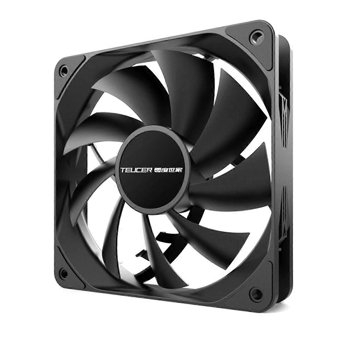12cm Chassis Fan PWM Control 1800rpm Silent Computer black