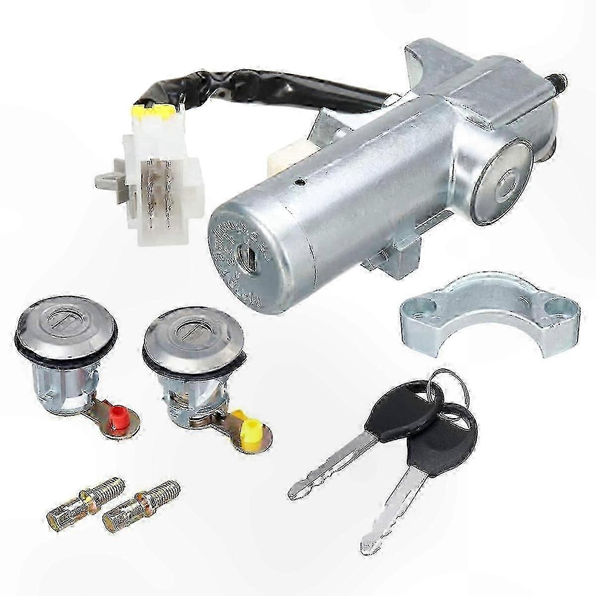 2 Keys Door Lock and Ignition Switch Kit for Pickup Truck 1997-2006