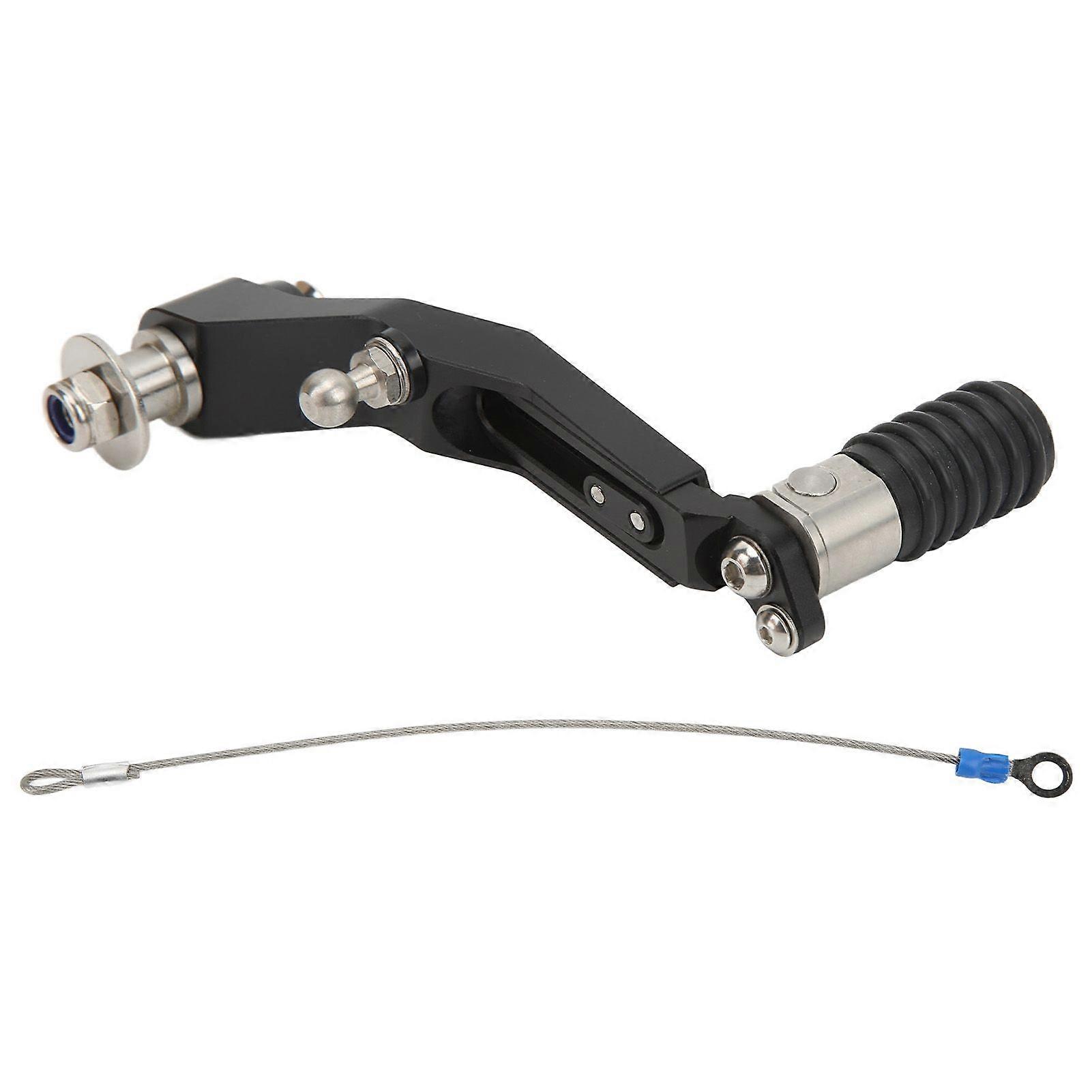 Motorcycle Adjustable Gear Shift Lever Folding Shifter Pedal for F900R F900XR 20202022 Black