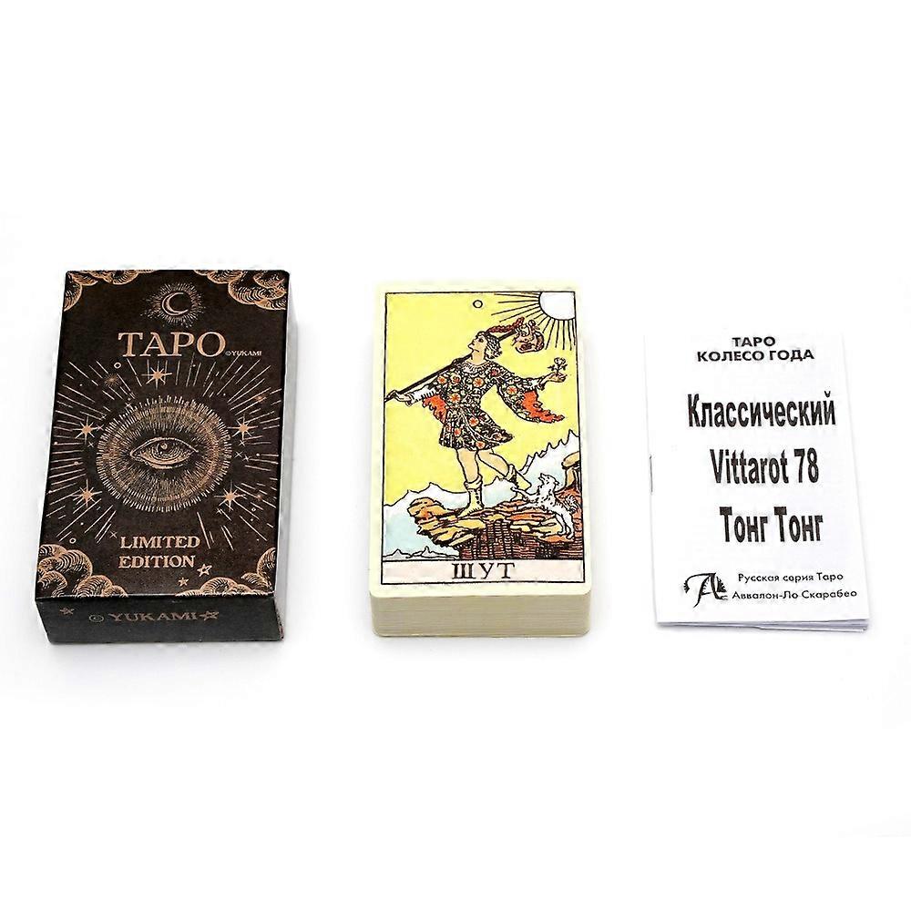 TAPO opaky�� no��ho��yhu�� tarot cards Russian 108 Deck Playing games Fate Divination game board game with paper instruction