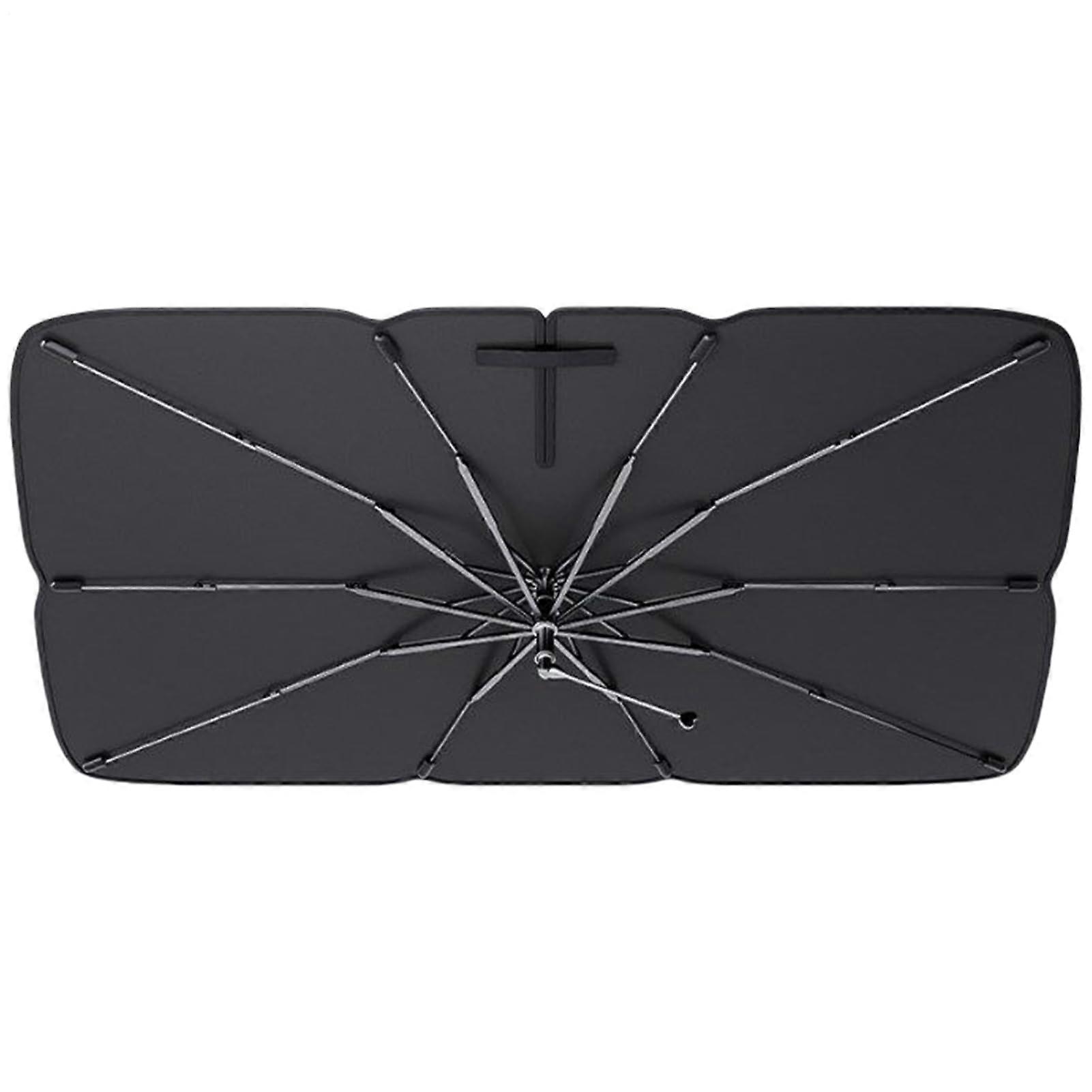 Car Window Sun Shade Foldable Front Window Shade For SUVs Sedans Saloon Trucks SpaceSaving Umbrella Style