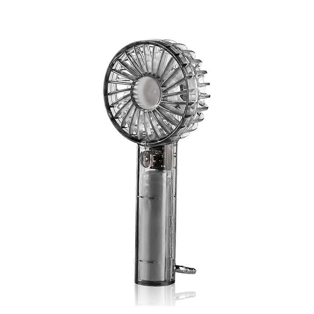 Portable Transparency Fan Battery Operated, Adjustable Speeds, USB Charging For Commuting And Home Use