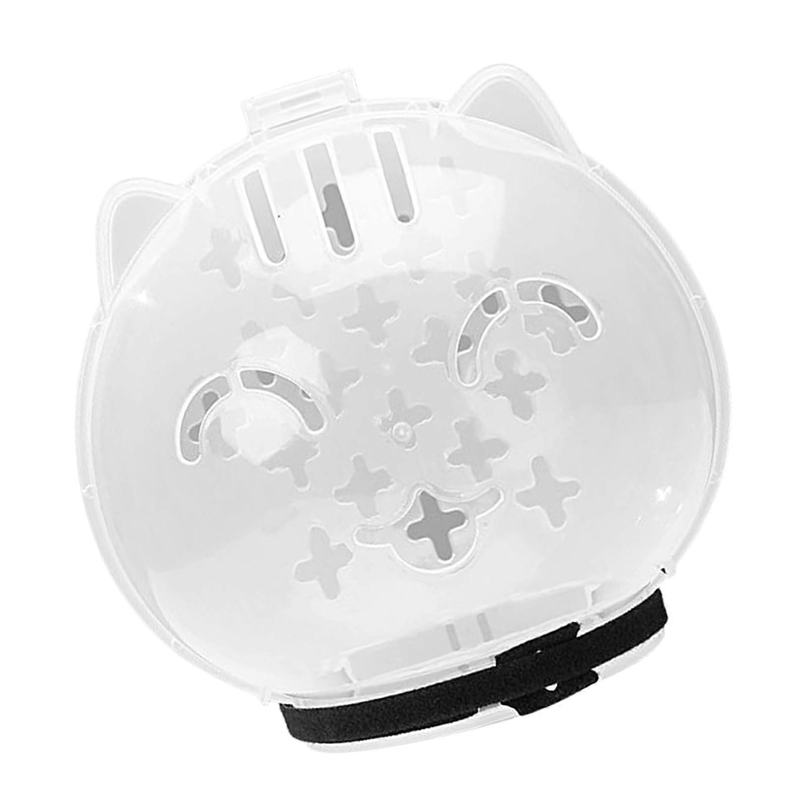 Cat Muzzle Astronaut Helmet Adjustable AntiBite Kitten Grooming Nail Cutting Hood