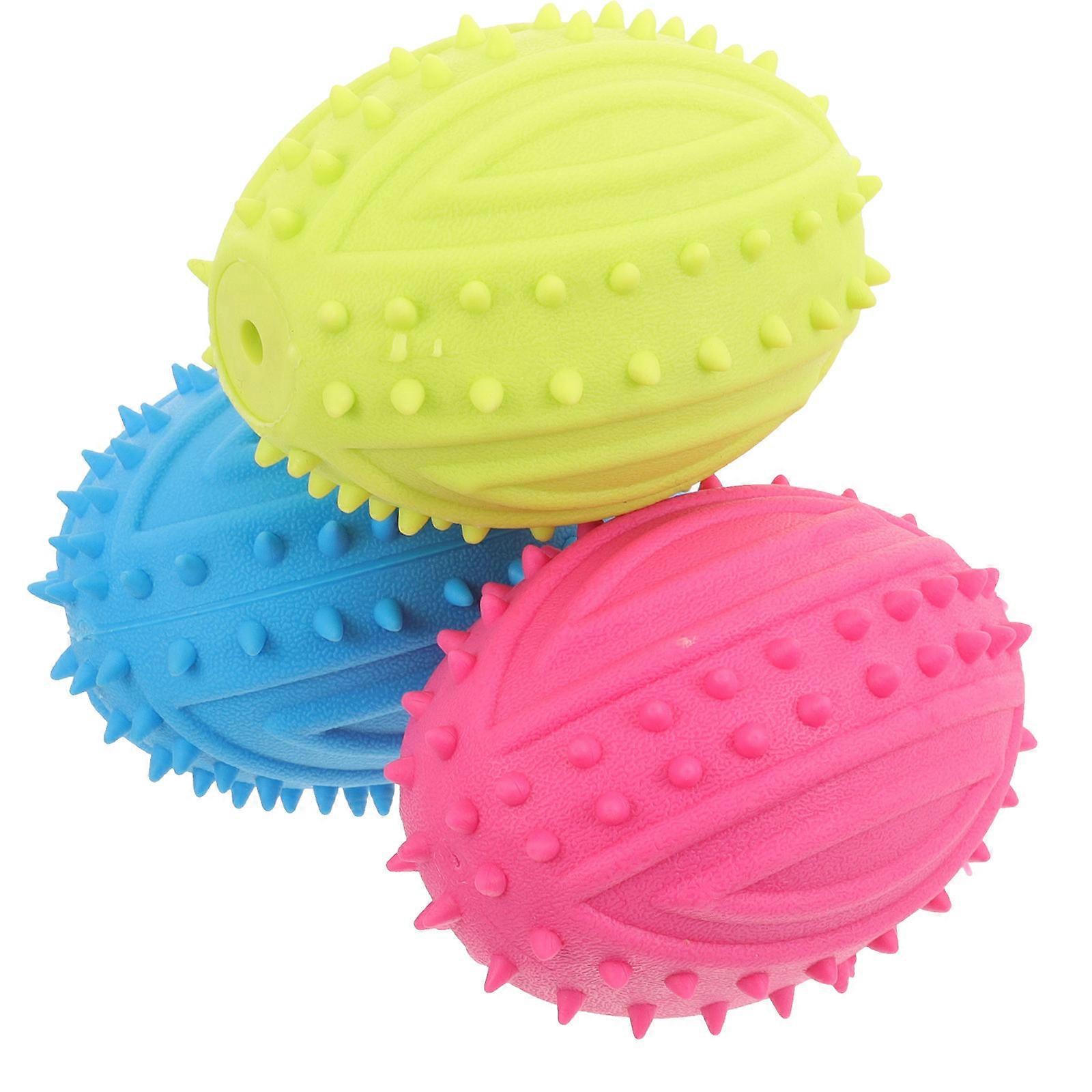 Dog Toy 9Pcs Chew Ball for Playing Small Dog Squeaky Interactive Toys