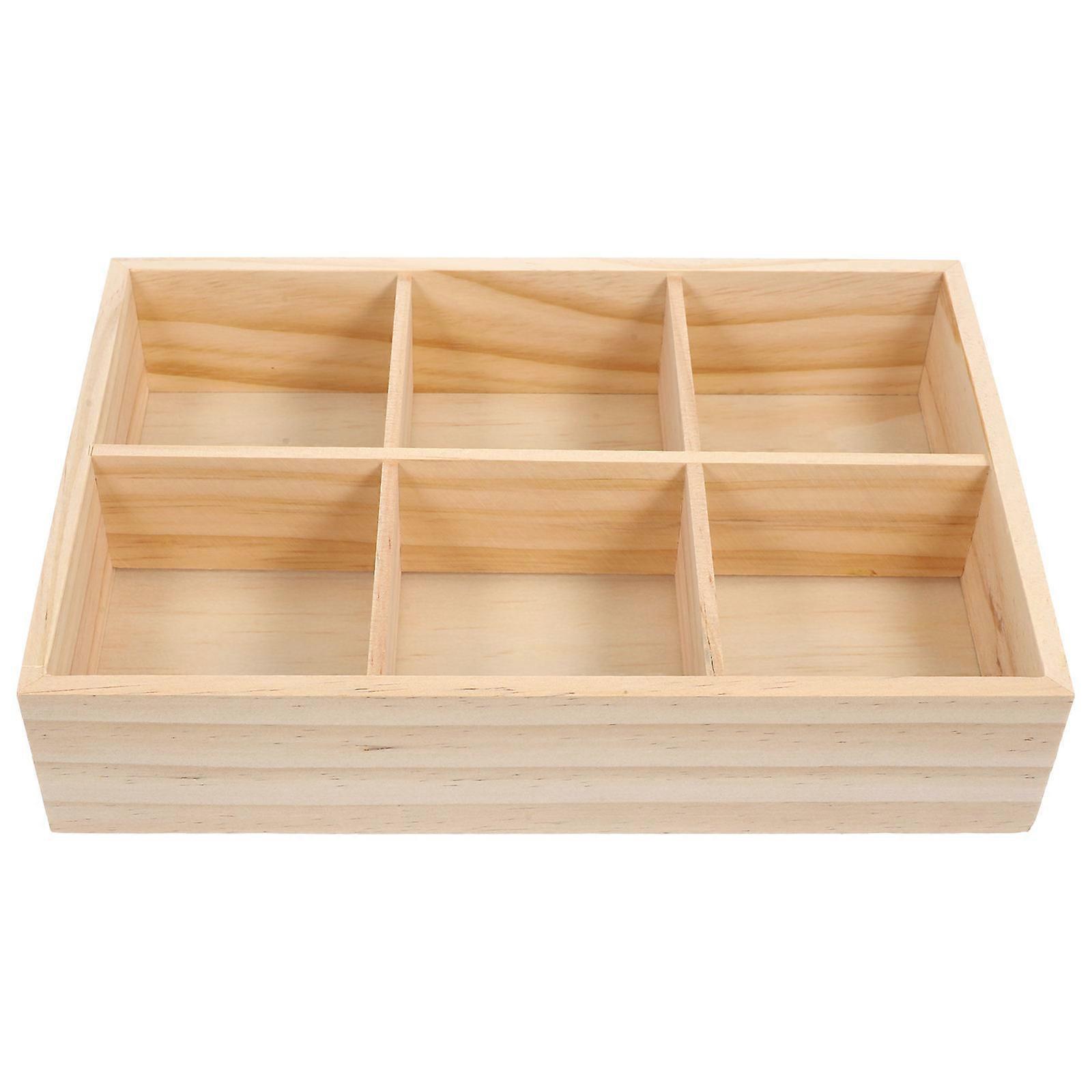 Tea Bag Holder Wooden Box for Storage of Sugar Packets