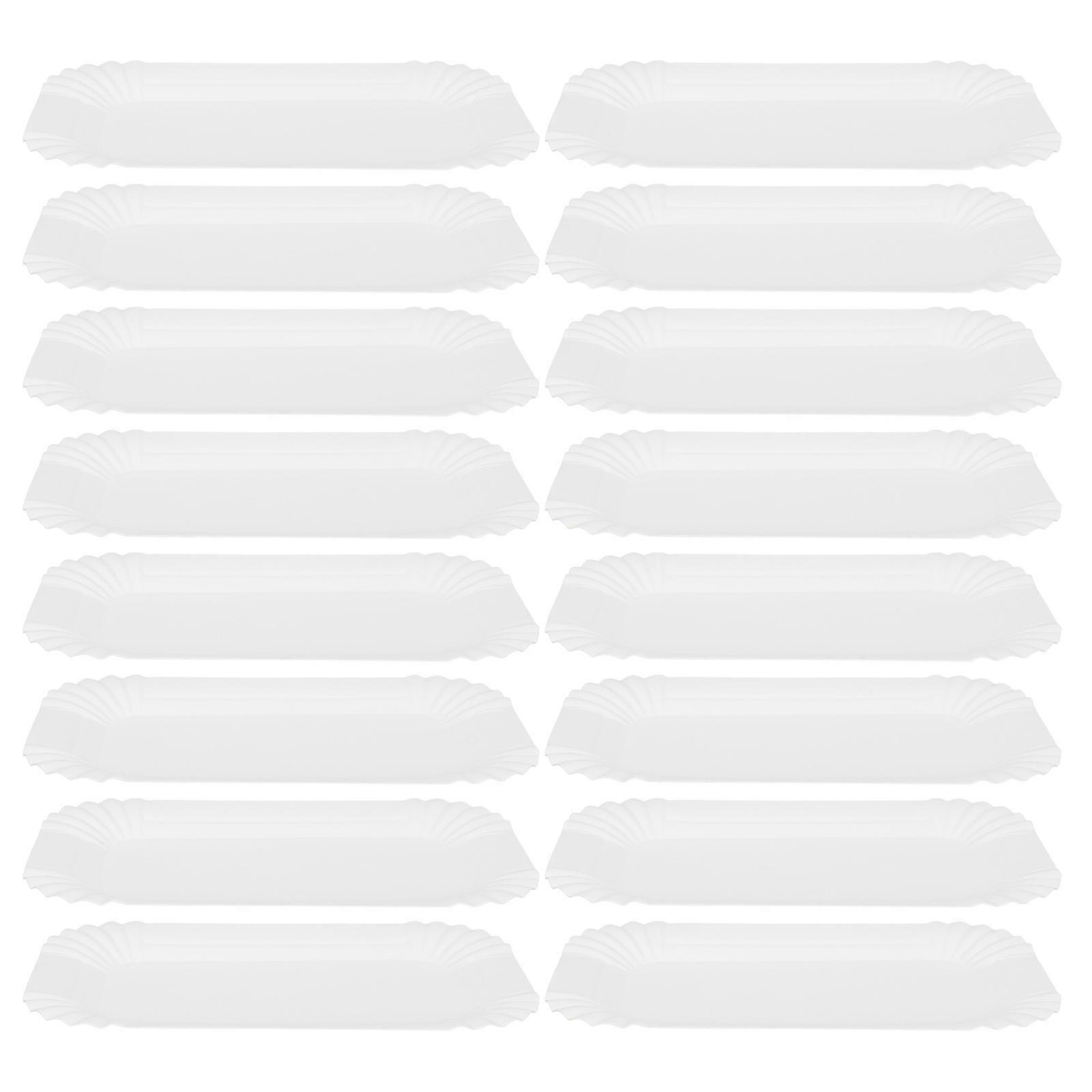 Serving Platters Rectangular Shape For Birthday Party 100Pcs