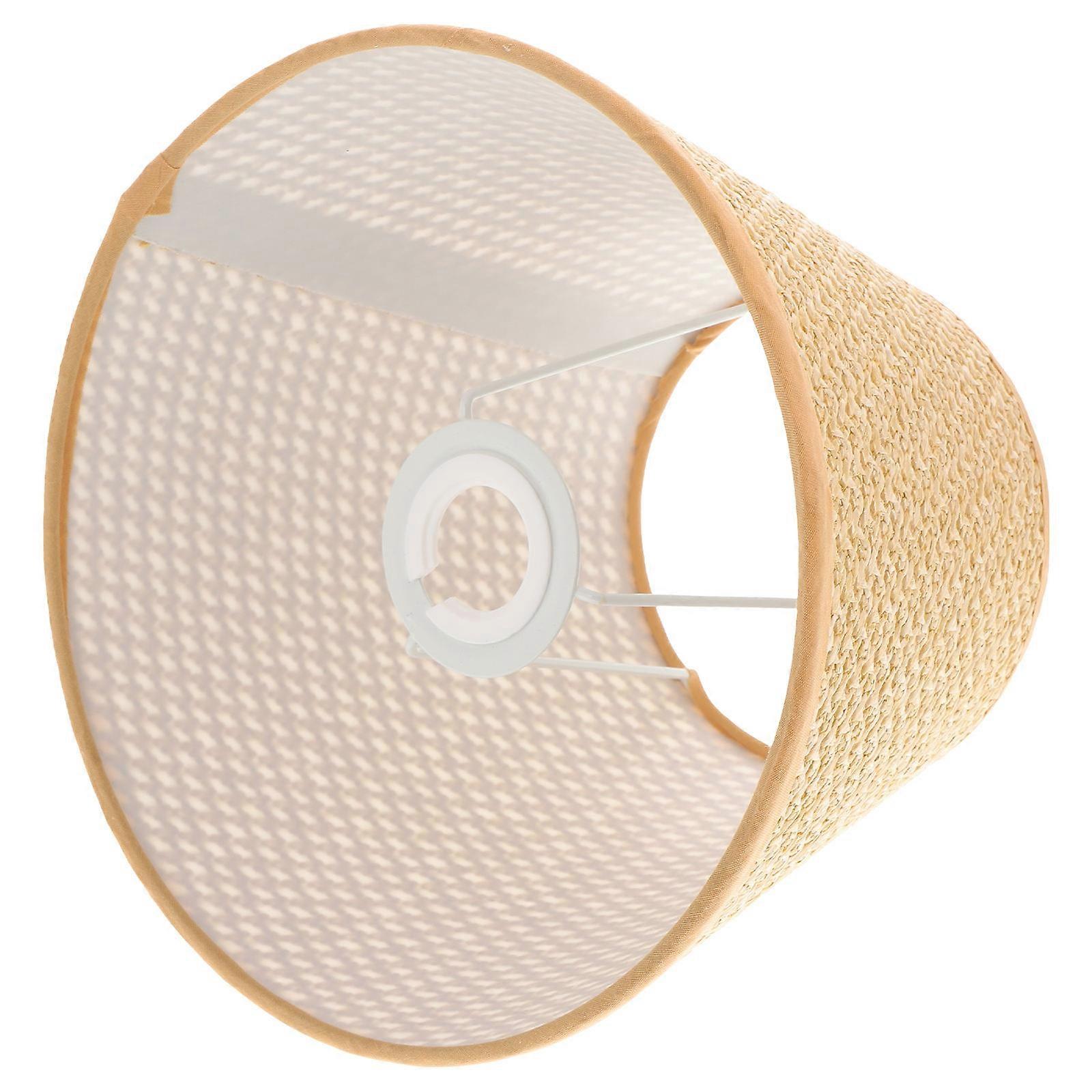 Round Top Table Lamp Shade in Yellow Color 23X18X13CM Simple and Elegant Style 1Set