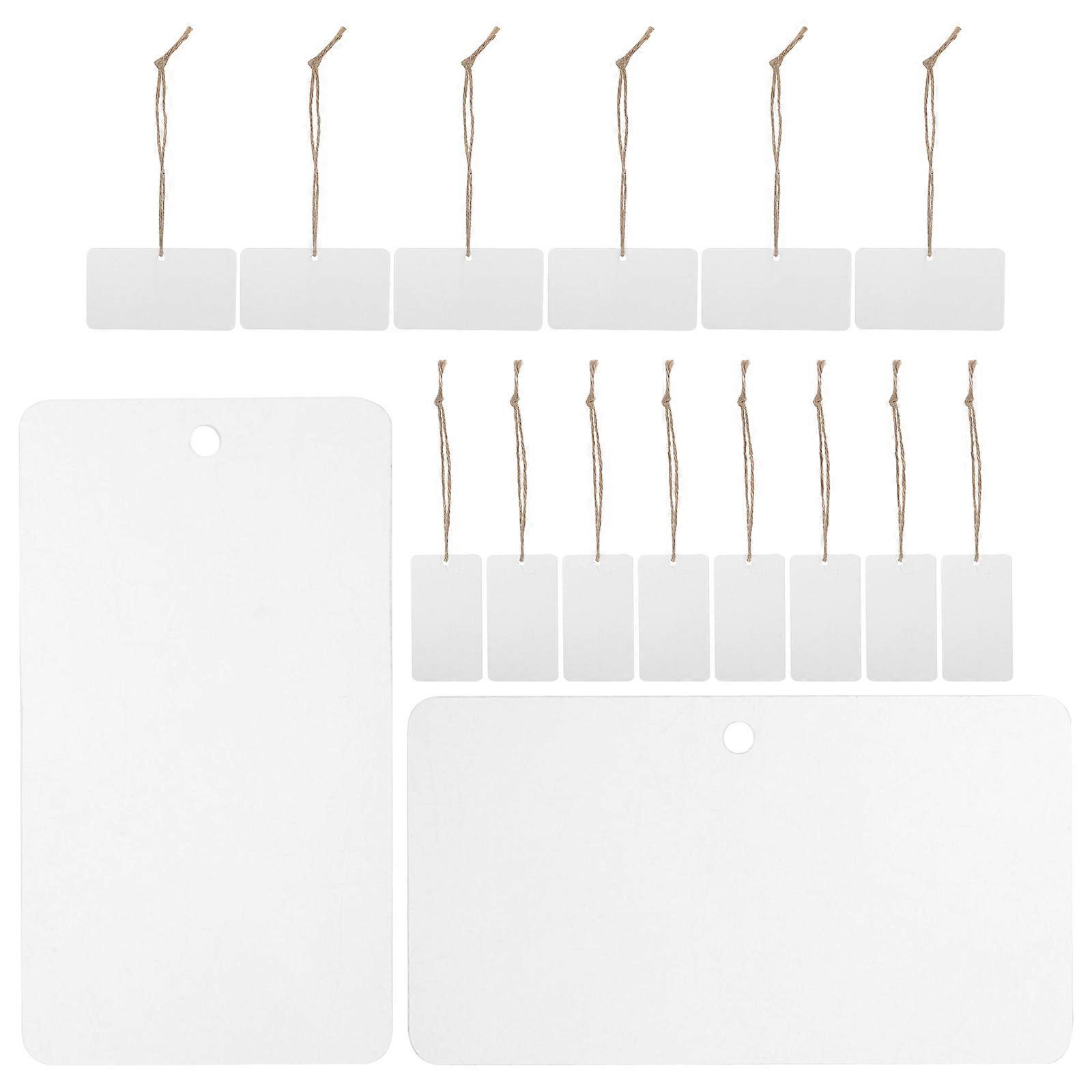 Hanging Bin Labels For Organizing Kitchen Use And Gift Decoration Rectangular Acrylic 9.00X5.00X0.20CM 100 Sets