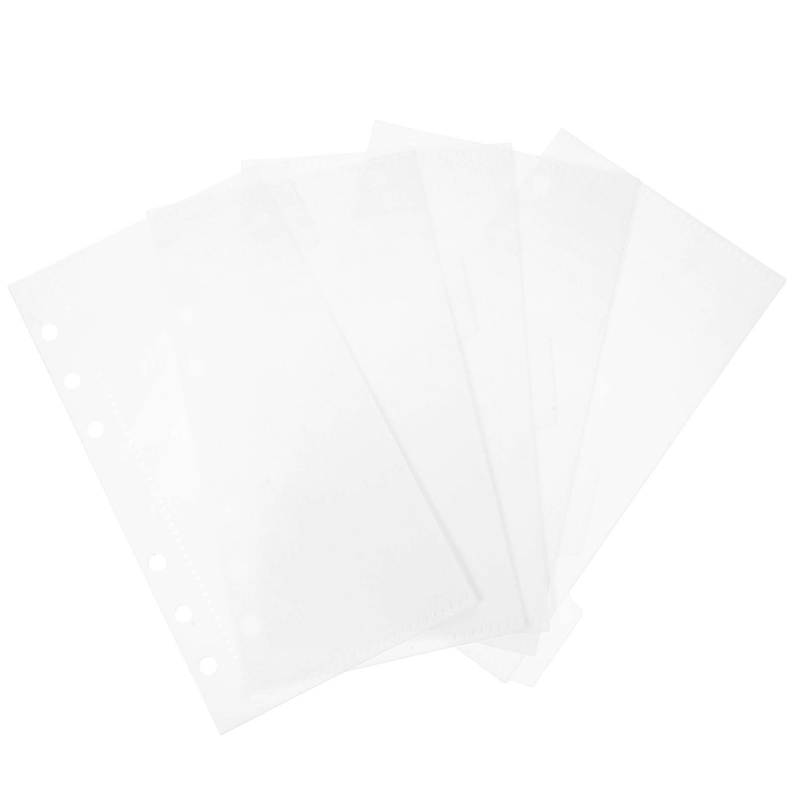 Portable Budget Inserts 20Pcs Multi-Use Budget Pockets For Students Tailored For Gift Giving In White Color
