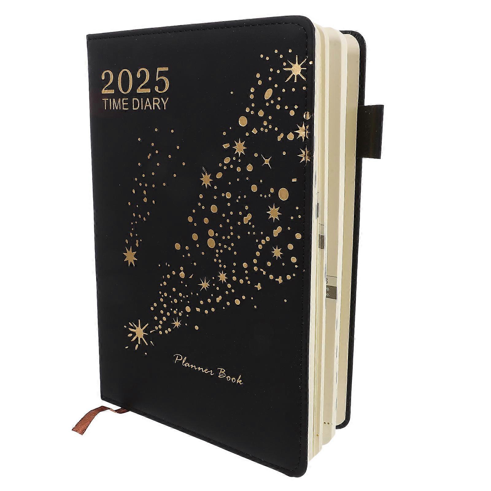 2025 Schedule Monthly Planner Academic Planner Notebook 4Pcs for Writing