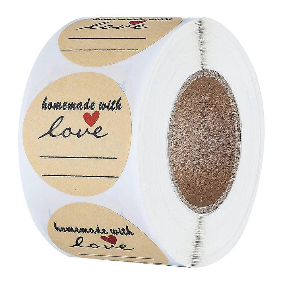 Self-Adhesive Stickers for Decoration with 2 Rolls Baking Label Stickers