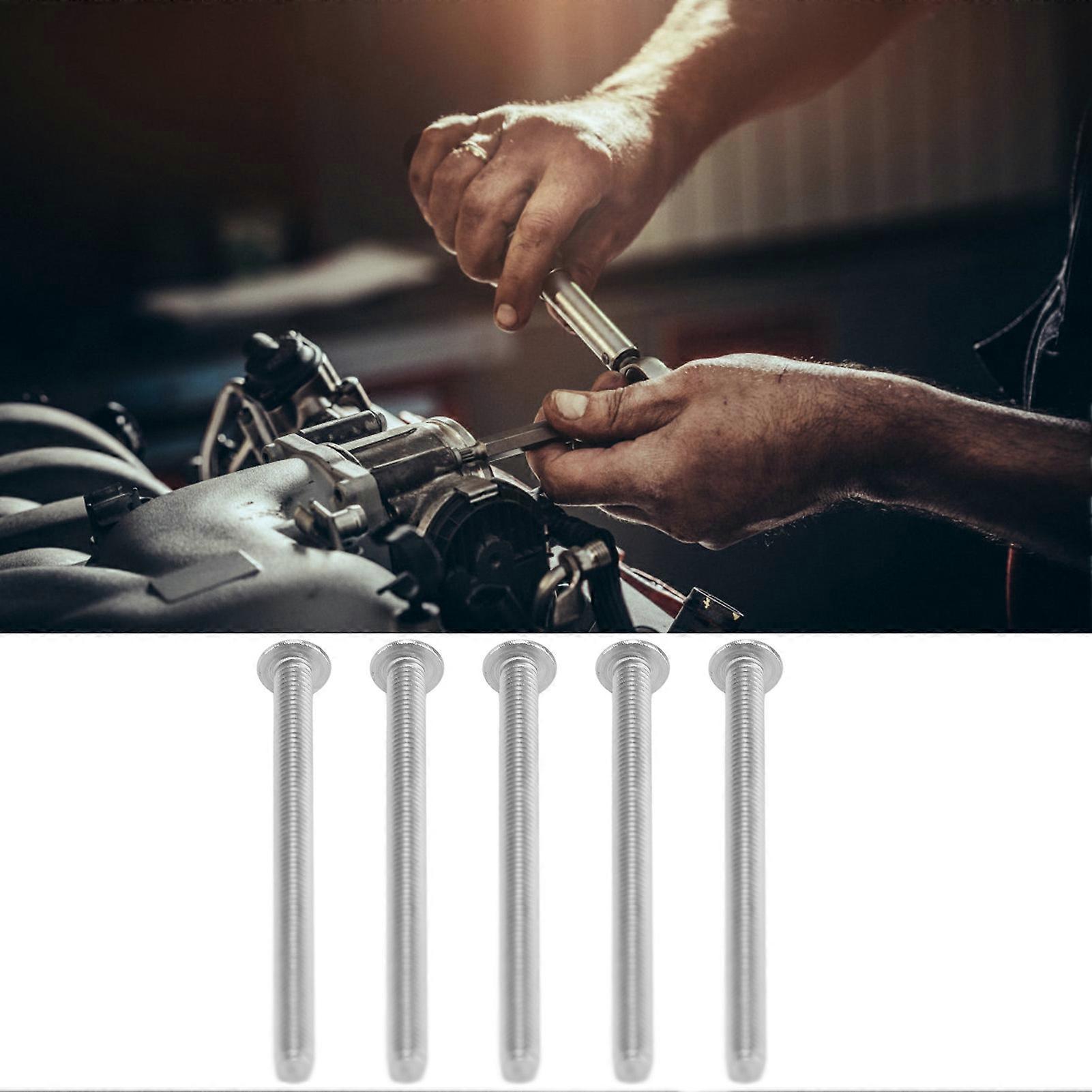 50Pcs M4x0.7 Button Head Socket Cap Screws 55mm Galvanized Steel