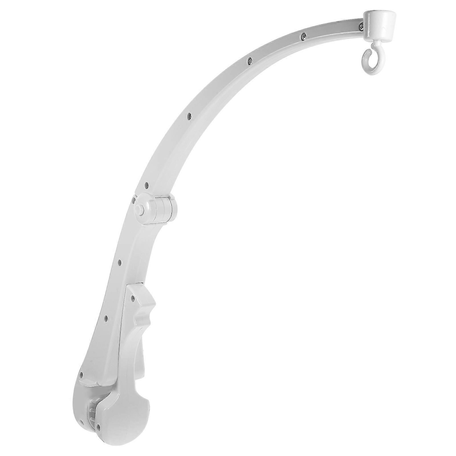 Mobile Bracket Arm for Use 4Pcs White Plastic Holder