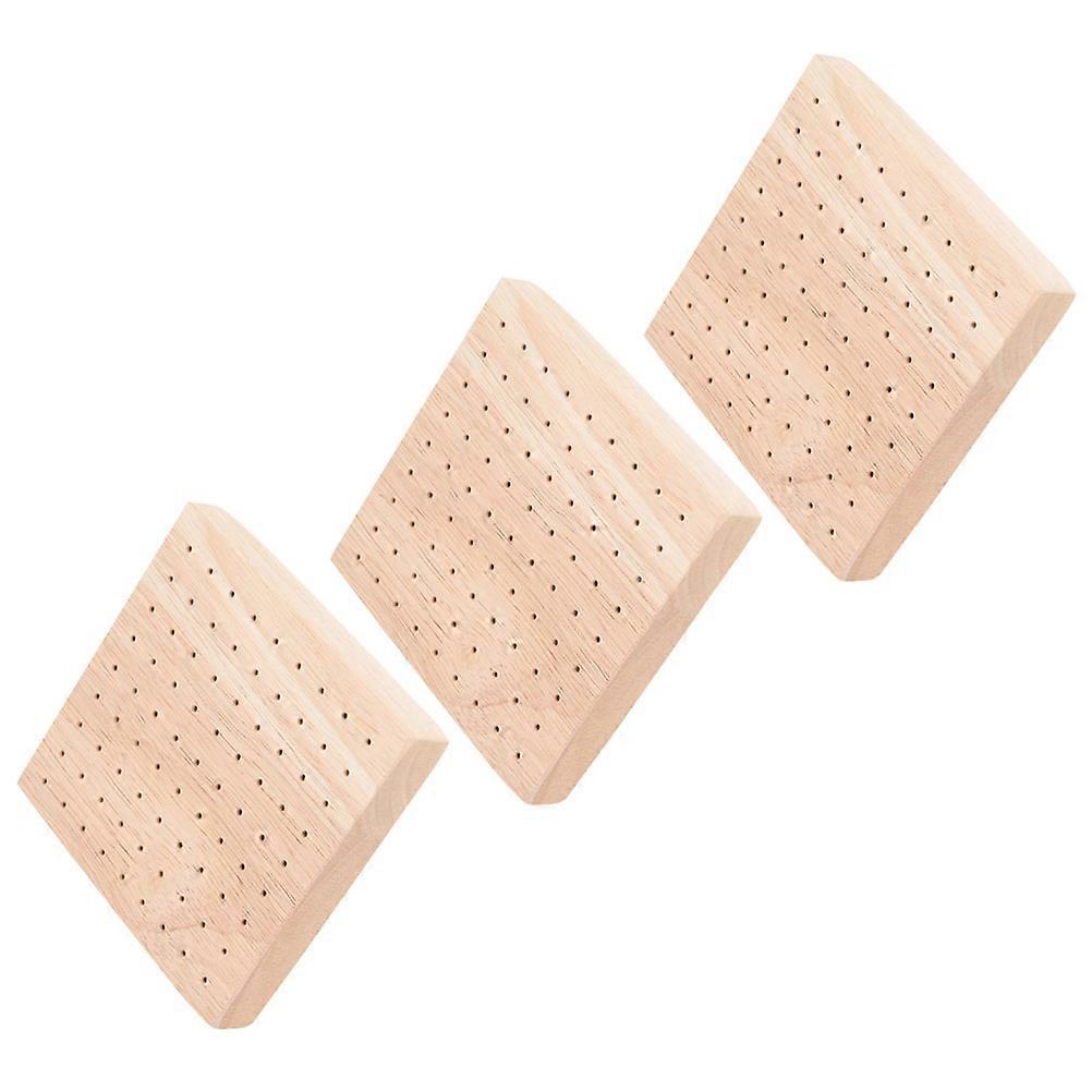 Khaki Cake Pop Stand Wood Holder for Display 15Pcs Lollipop Display Rack