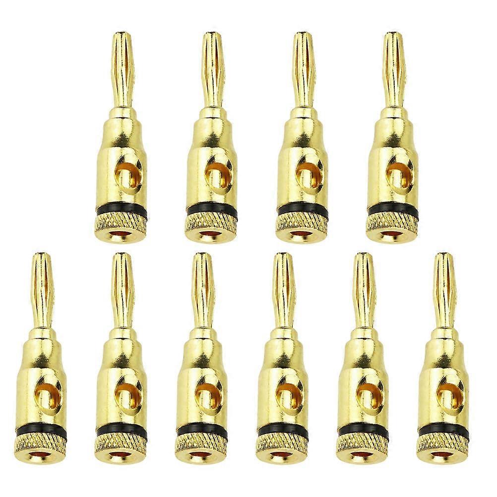 Gold Plated Banana Plug for Audio Speaker Use 72Pcs Set Included