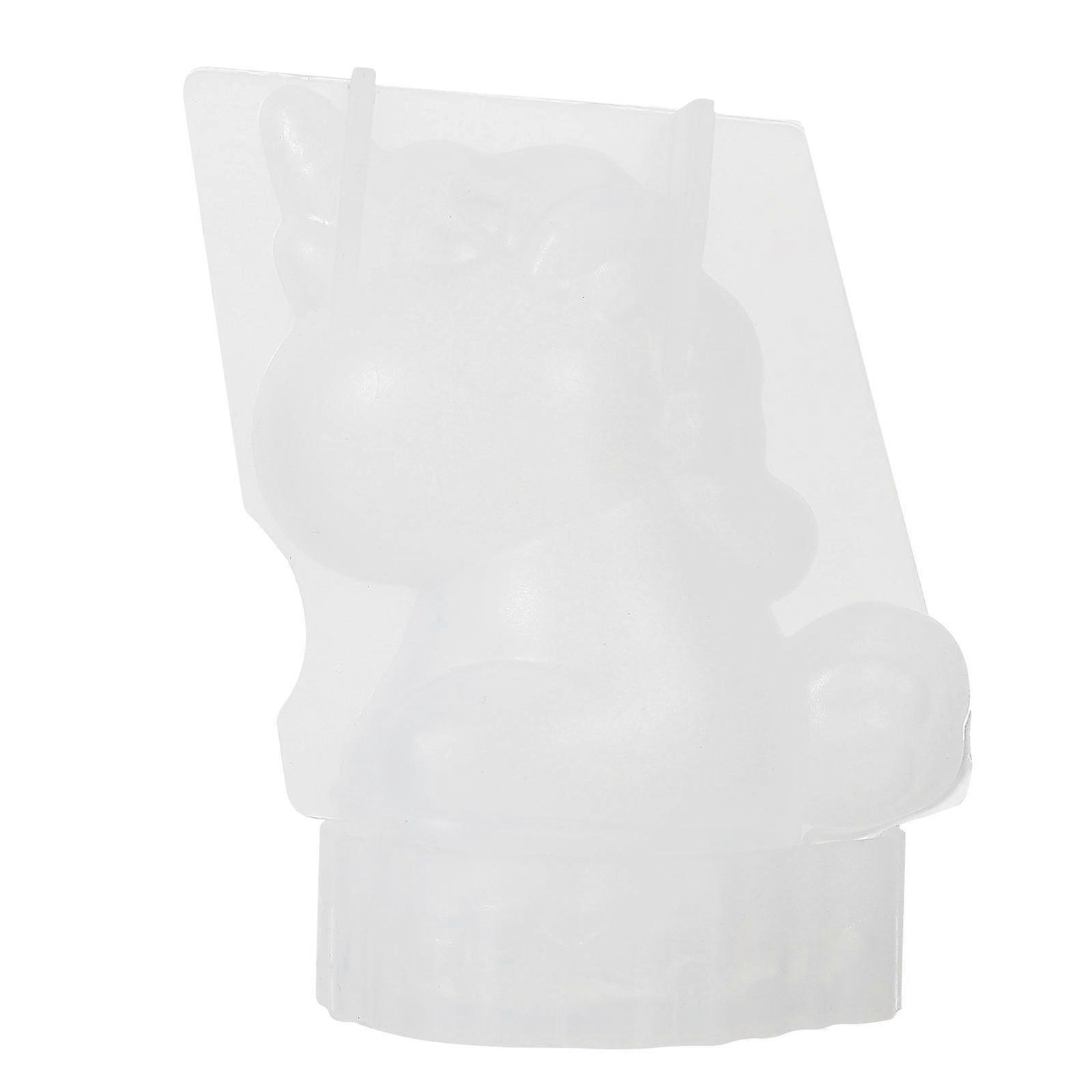 Creative Unicorn Silicone Mold with Base for DIY Crafting 6Pcs Set