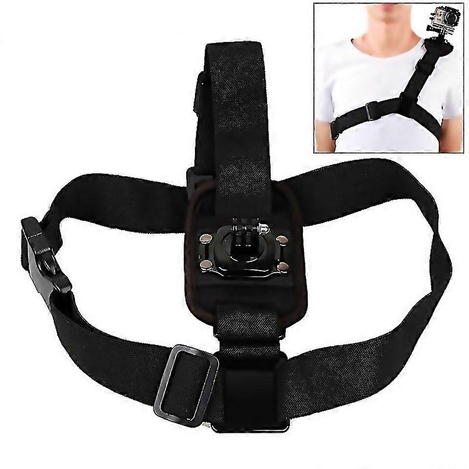 For 360 Degree Rotary Special Sports Single Shoulder Dv Chest Belt For Gopro Insta360 Dji And Other
