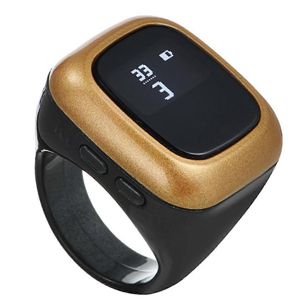 Prayer Finger Counter Multifunctional Counter Ring Digital Display,M