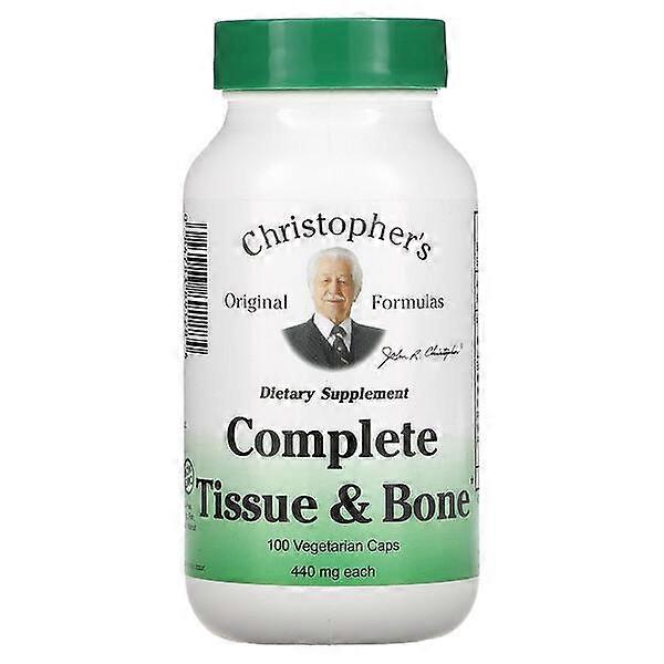 Christopher's Original Formulas, Complete Tissue & Bone, 440 mg, 100 Vegetarian Caps