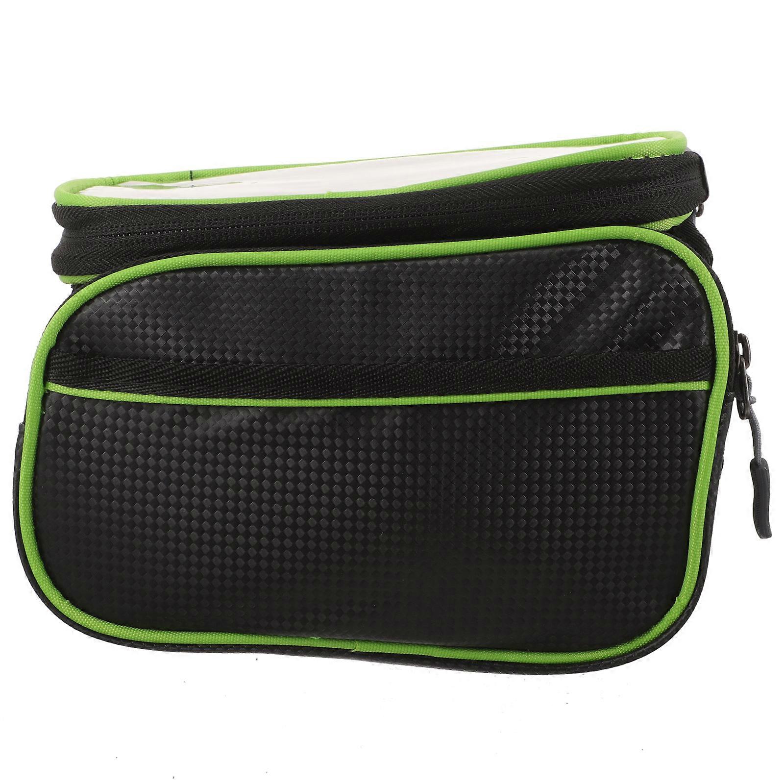 2Pcs Durable Bicycle Frame Bag For Cyclists Storage Solution Designed For Bike Travel With Rectangular Shape