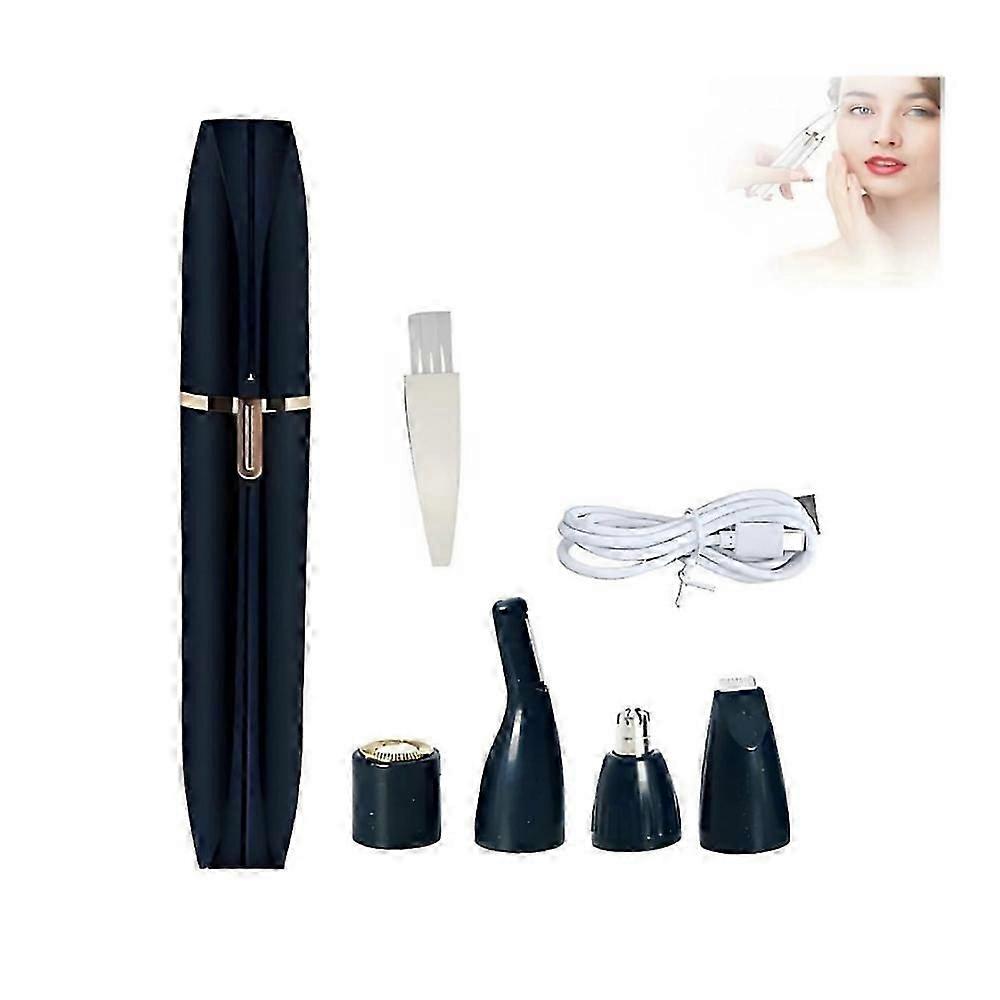 Glowtrim 4-in-1 Precision Grooming Trimmer,Rechargeable Sideburn & Beard Trimmer