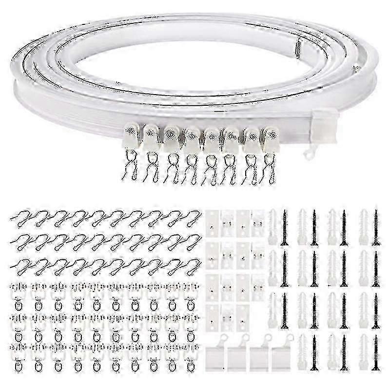 Flexible Bendable Ceiling Curtain Track - 5 Meters for Curved Ceiling