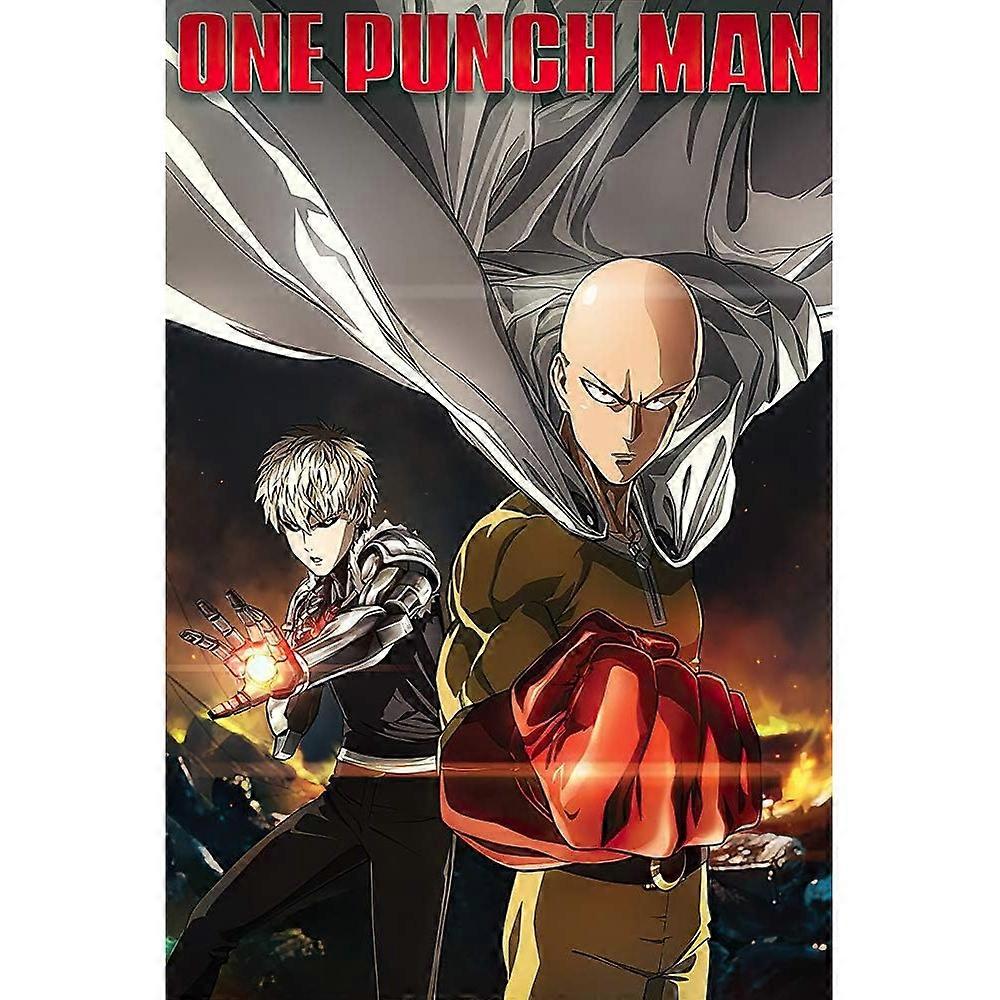 One Punch Man-Zerstörung Poster