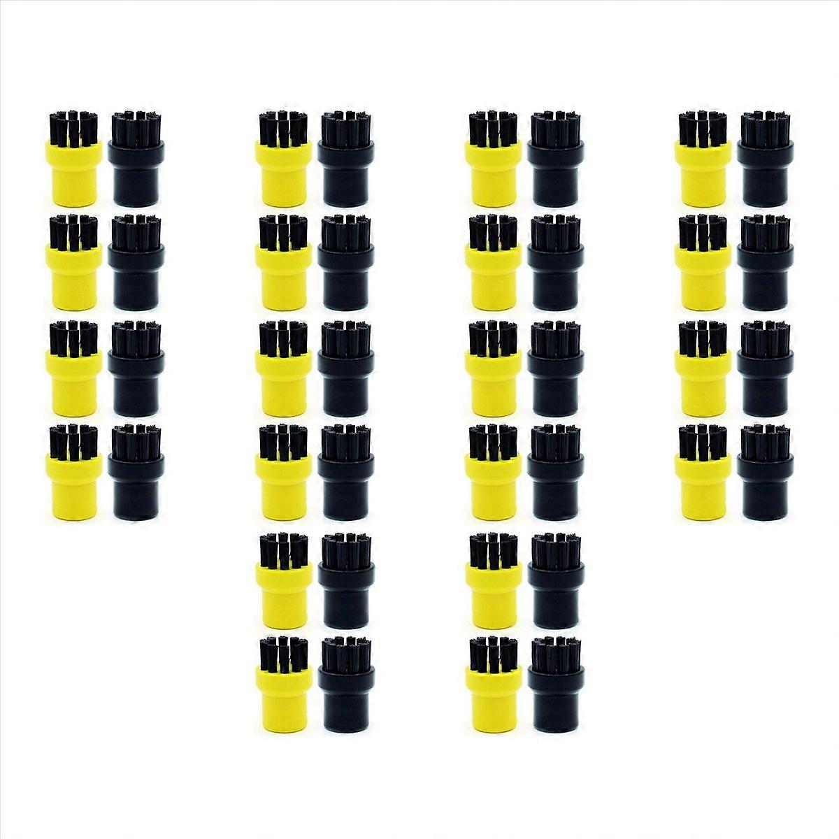 Round Brush Set [4 Pieces] for Steam Cleaner Accessories