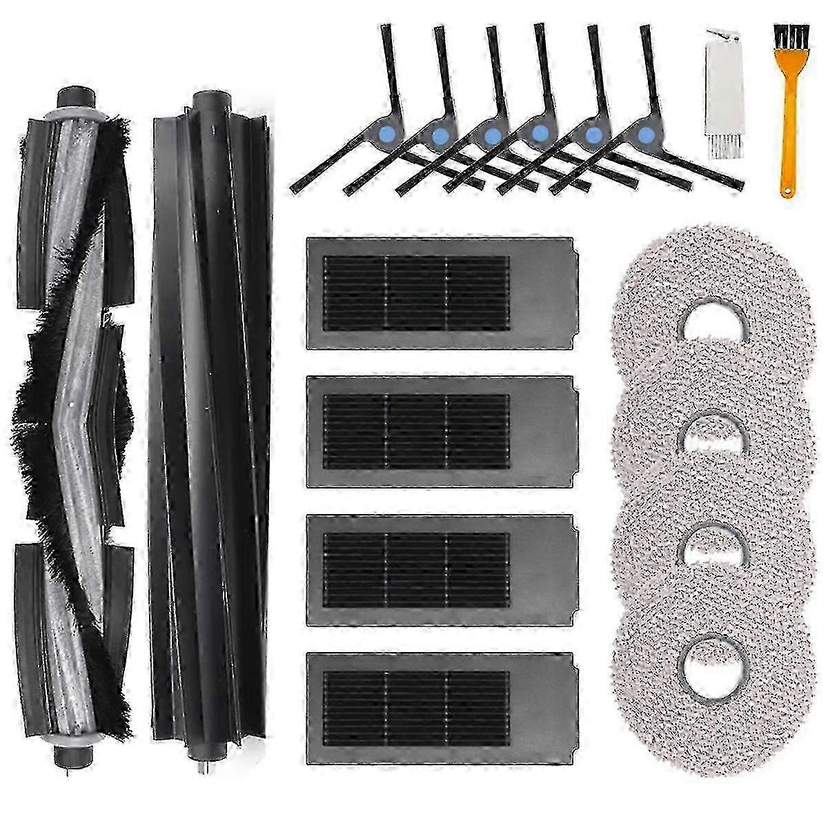 Replacement Accessories Kit for Ecovacs Deebot X2 Omni/X2/X2 Pro & DEX86 Robot Vacuum - Main Brush Mop Cloth