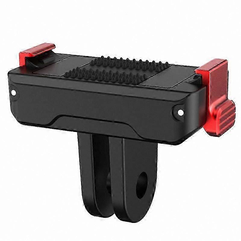 Magnetic Quick-Release Base with Two-Jaw Bracket for Compact Devices Plastic