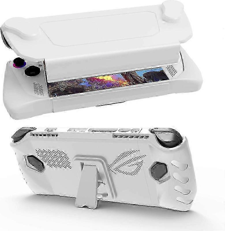Kickstand Case for Asus Rog Ally Console, Rugged Full Protective Case with Detachable Front Shell for Rog Ally Handheld Console