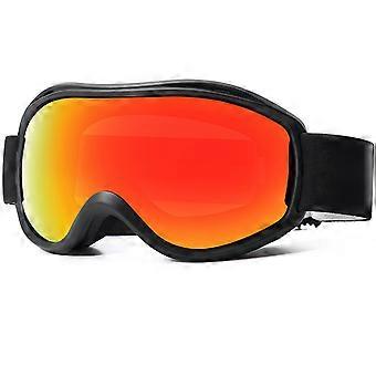 Sport-Skibrille, Snowboardbrille, doppellagig, für Damen und Herren, Weitwinkel, beschlagfrei, mehrfarbig