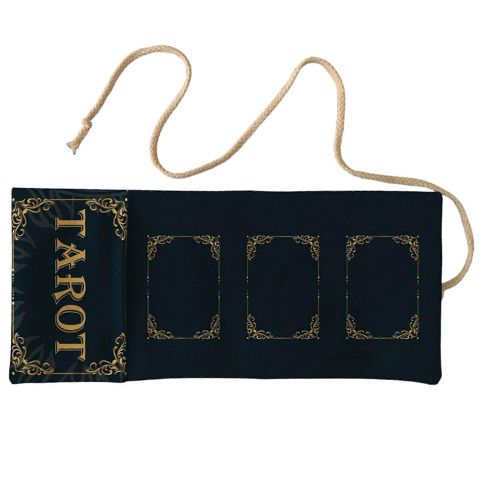 Multipurpose Rolls Up Card Bag Foldable Divinations Tarots Bag Board Game Card Packaging Storage Pouches Card Sleeve Multicolor