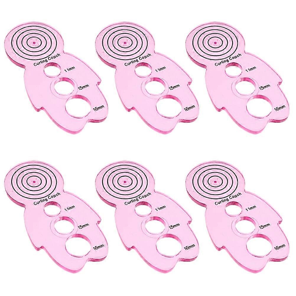 6pcs Doll Shape Curling Plastic Paper Quilling Tools Paper Curling Tools