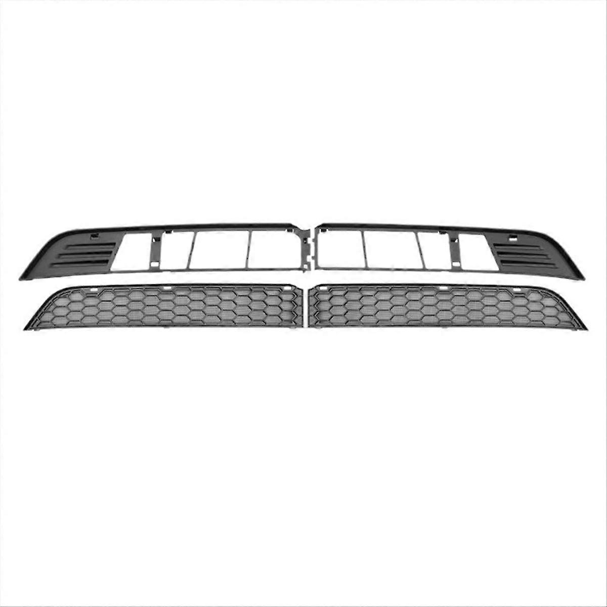 Front Bumper Grill Mesh Inserts Air Inlet Vent Cover for 