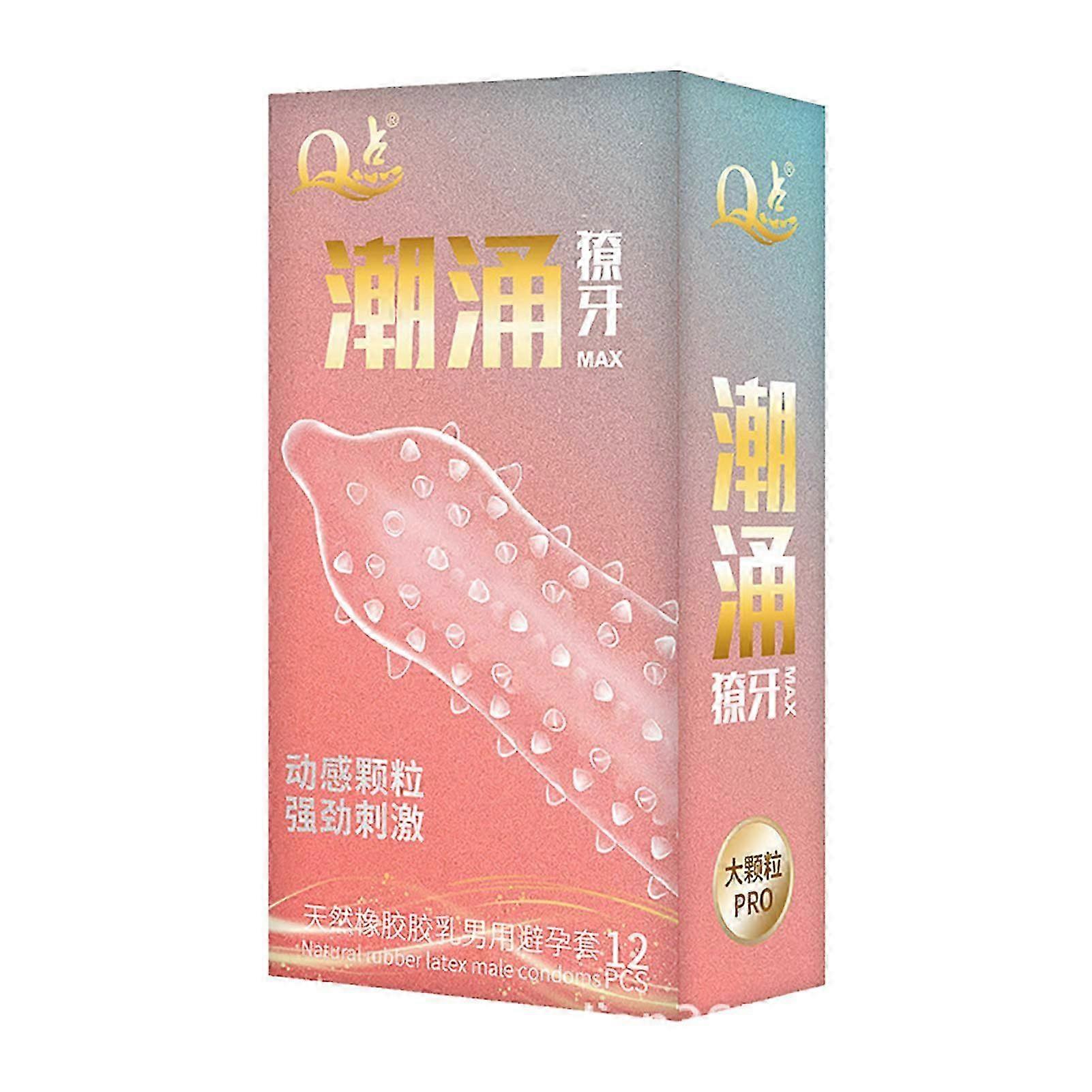 Hyaluronic Acid Ultra-Thin Condoms Deep Stimulation Extra Strength 12PCS