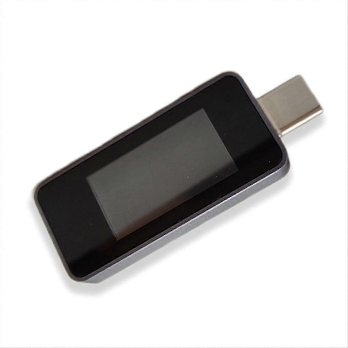 Power Meter Color Screen Fast Charging Tester Voltage and Current Meter 8A Gravitational Rotation T