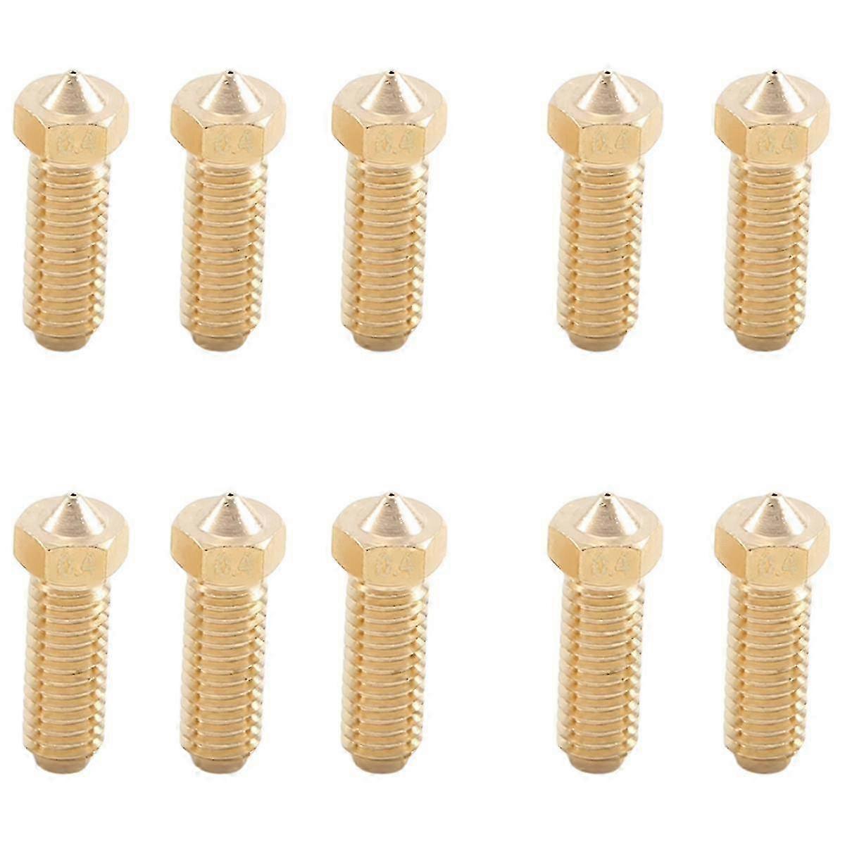 10Pcs High Flow 0.4mm Nozzles for Anycubic Kobra 2 3D Printer - 1.75mm Filament Compatible Edition 1107