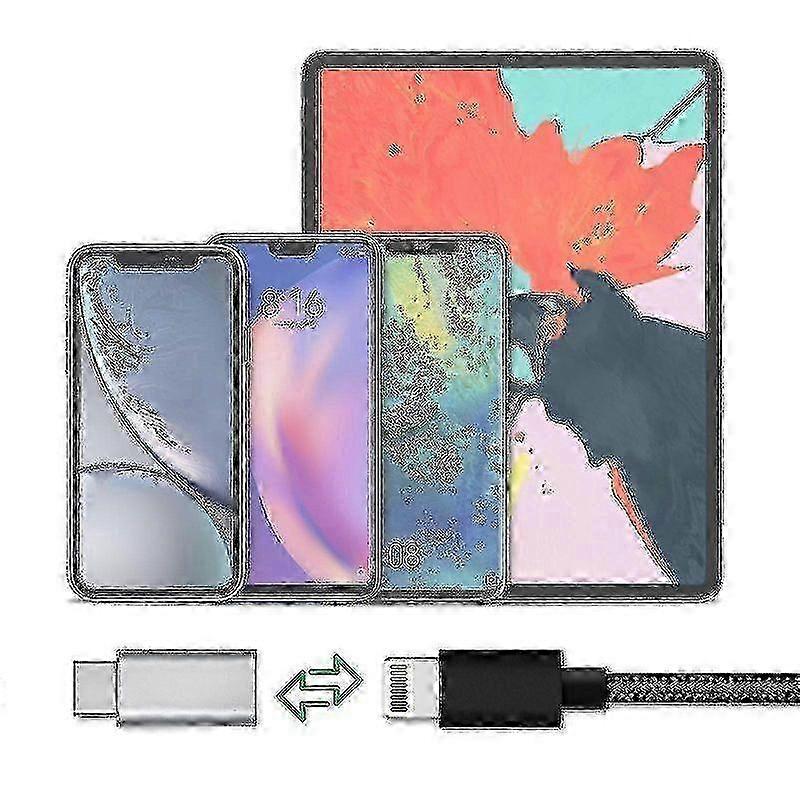 Lightning Adapter Female USB C Charge and Sync - Silver